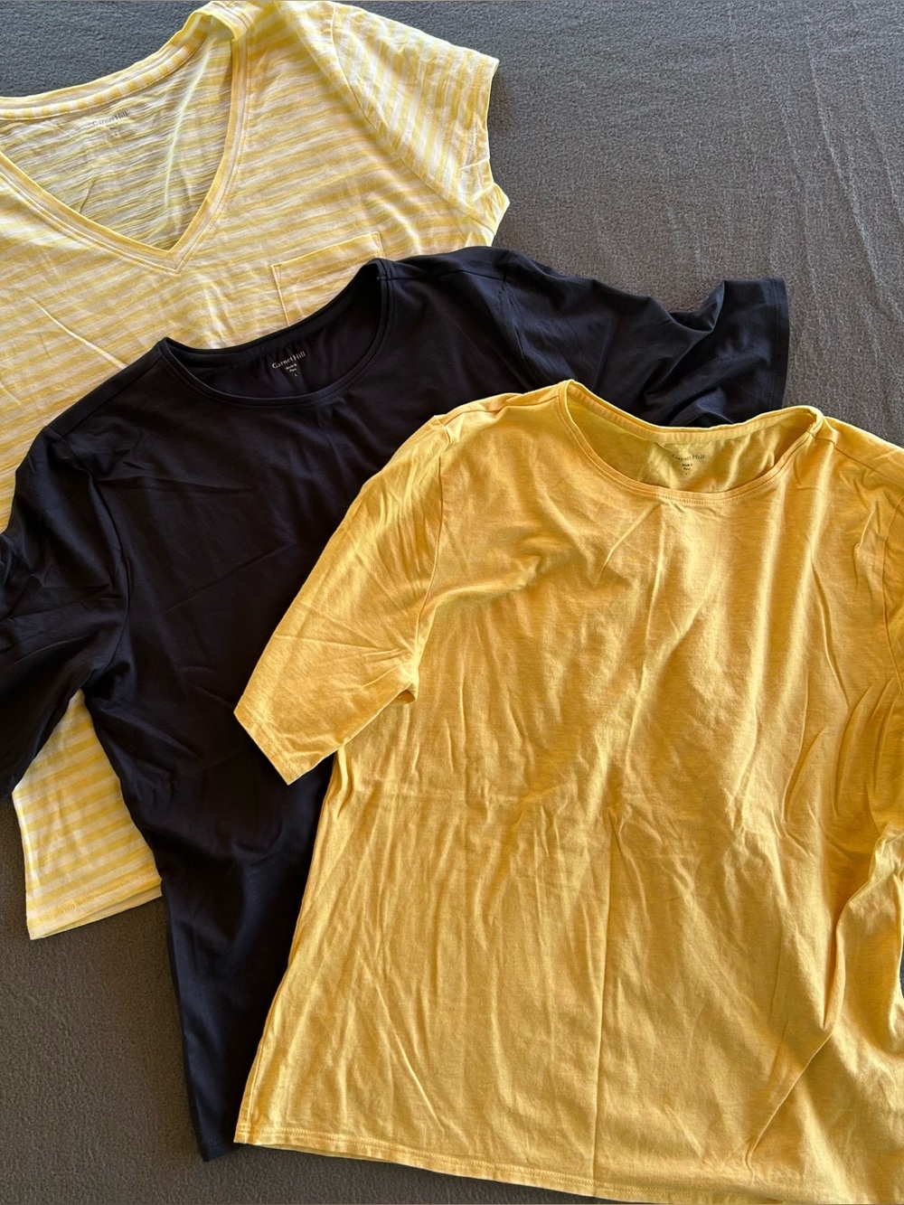 Garnet Hill T-Shirt Women’s Size Large Organic Cotton Minimalist Coastal Lot